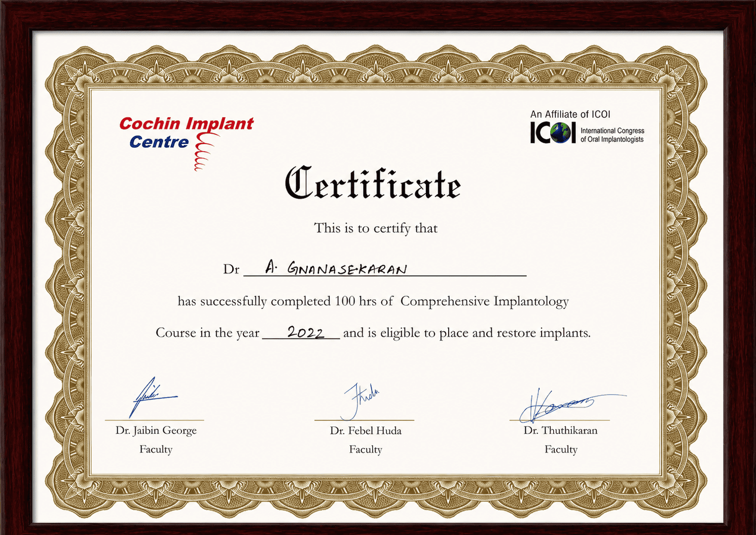 Comprehensive Implantology